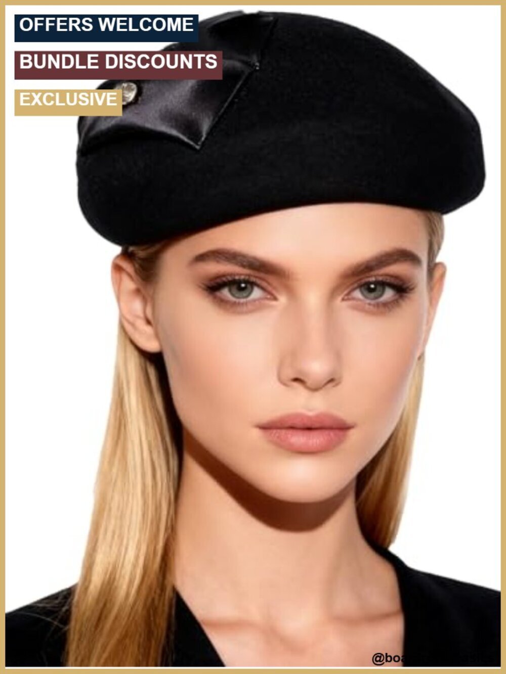 Wool Felt Fascinator Hat Formal Wedding Cocktail Tea Party Beret Leaf